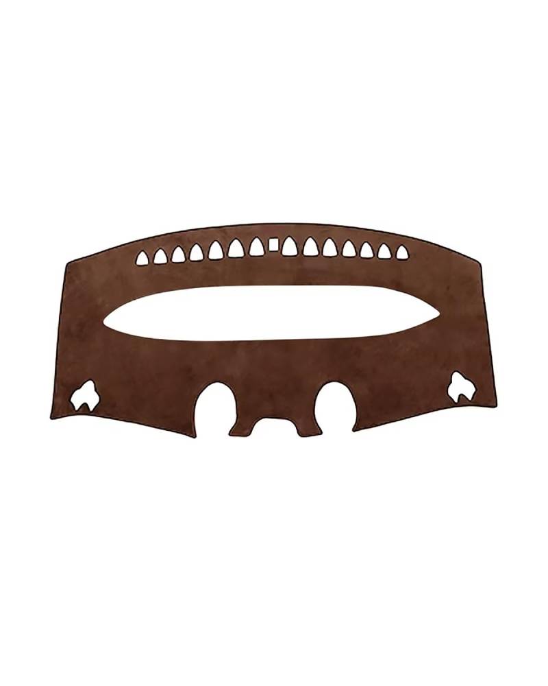 Auto Armaturenbrett Abdeckung Für BYD Für Dolphin EA1 EV 2021 2022 2023 2024 Auto Dashboard Abdeckung Sonnenschutz Vermeiden Matte Instrument Teppich DashMat Zubehör Armaturenbrett Matte(B Brown RHD) von SHUGWA