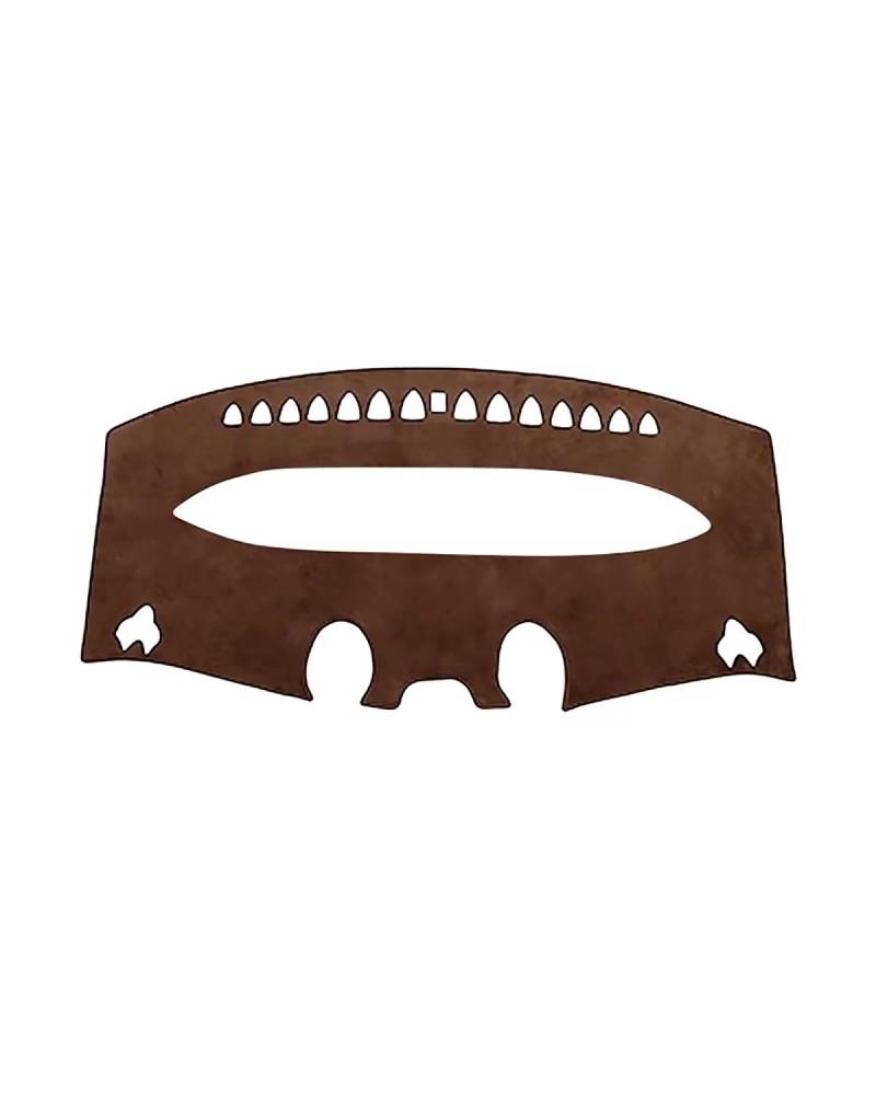 Auto Armaturenbrett Abdeckung Für BYD Für Dolphin EA1 EV 2021 2022 2023 2024 Auto Dashboard Abdeckung Sonnenschutz Vermeiden Matte Instrument Teppich DashMat Zubehör Armaturenbrett Matte(B Brown LHD) von SHUGWA