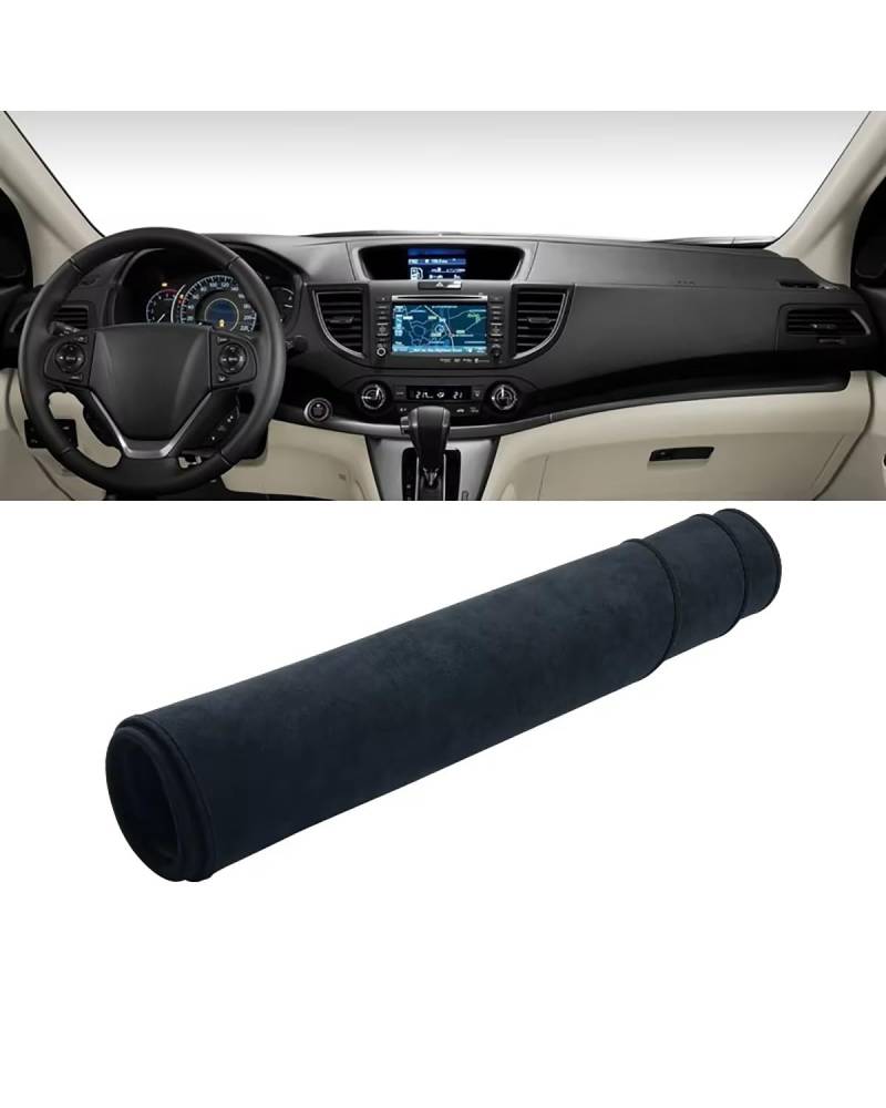 Auto Armaturenbrett Abdeckung Für CR-V Für CRV CR V 4. 2012 2013 2014 2015 2016 Auto Dashboard Abdeckung Matte Non-Slip Pad Instrument Teppiche Zubehör Armaturenbrett Matte(B LHD Black) von SHUGWA