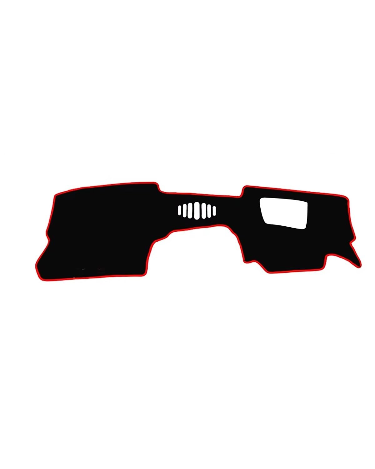 Auto Armaturenbrett Abdeckung Für CX-30 CX30 DM 2019 2020 2021 2022 2023 Auto Dashboard Abdeckung Dash Matte Sonnenschutz Nicht-Slip Pad Zubehör Armaturenbrett Matte(A RHD with HUD Red) von SHUGWA