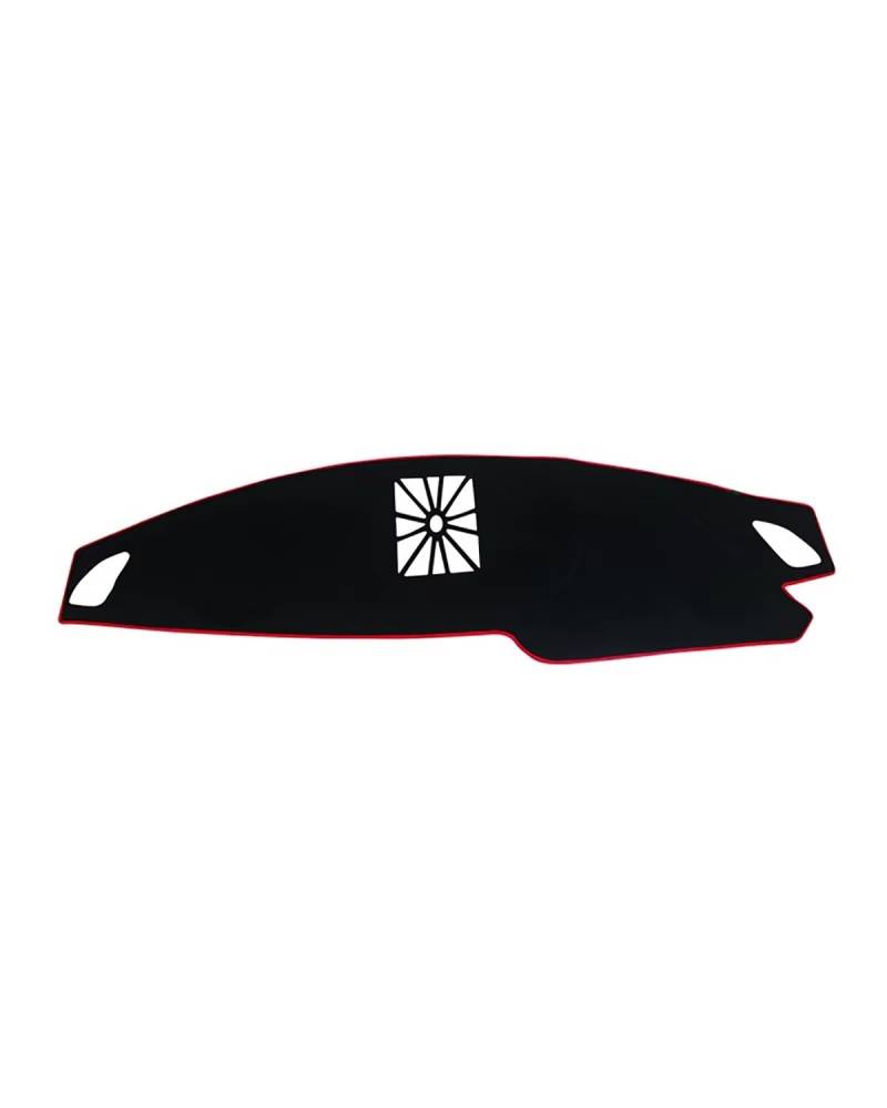 Auto Armaturenbrett Abdeckung Für CX-5 CX5 KE 2012 2013 2014 2015 2016 Auto Dashboard Abdeckung Dash Matte Sonnenschutz Nicht-Slip Pad Innen Zubehör Armaturenbrett Matte(A RHD Red Side) von SHUGWA