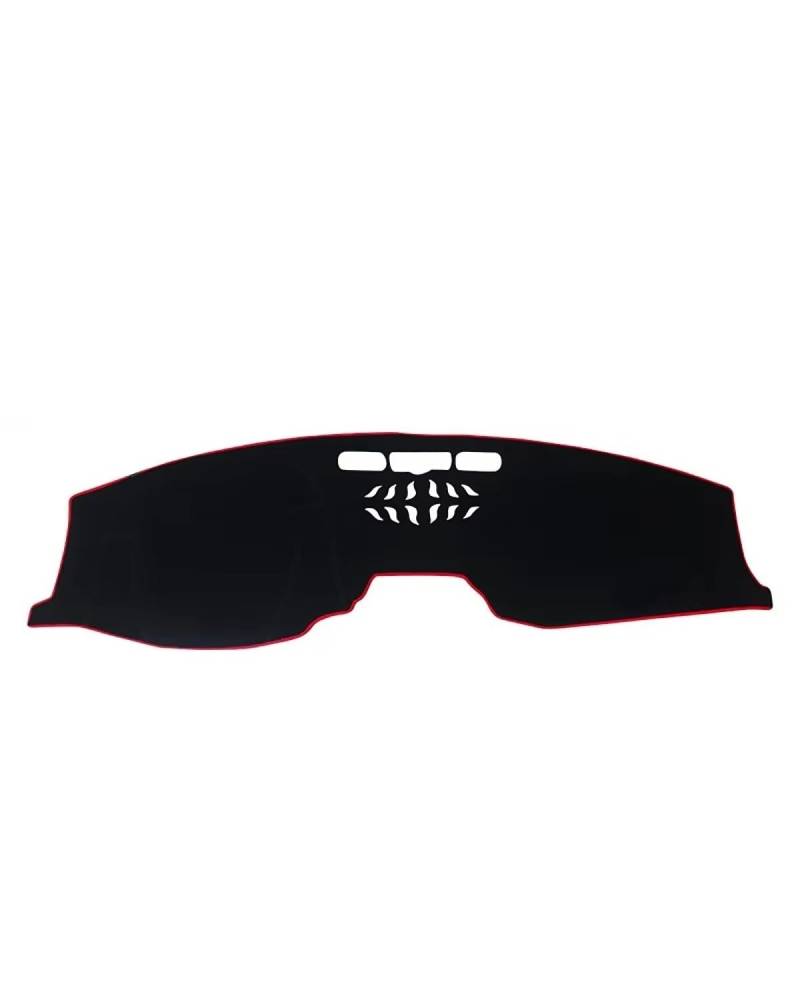 Auto Armaturenbrett Abdeckung Für CX-5 CX5 KF 2017 2018 2019 2020 2021 2022 2023 Auto Dashboard Sonnenschutz Abdeckung Instrument Schreibtisch rutschfeste Matte Zubehör Armaturenbrett Matte(LHD Red) von SHUGWA