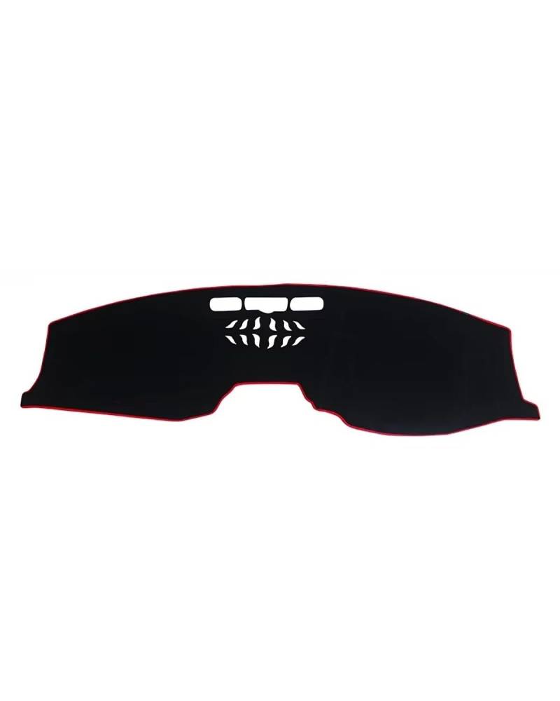Auto Armaturenbrett Abdeckung Für CX-5 CX5 KF 2017 2018 2019 2020 2021 2022 2023 Auto Dashboard Sonnenschutz Abdeckung Instrument Schreibtisch rutschfeste Matte Zubehör Armaturenbrett Matte(RHD Red) von SHUGWA