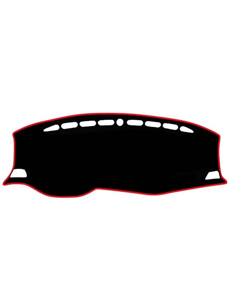 Auto Armaturenbrett Abdeckung Für Changan Für CS15 2016-2019 2020 2021 2022 2023 Auto Dashboard Abdeckung Matte Dash Board Sonnenschutz Teppich Schutz Zubehör Armaturenbrett Matte(A 2019-2023 Red) von SHUGWA