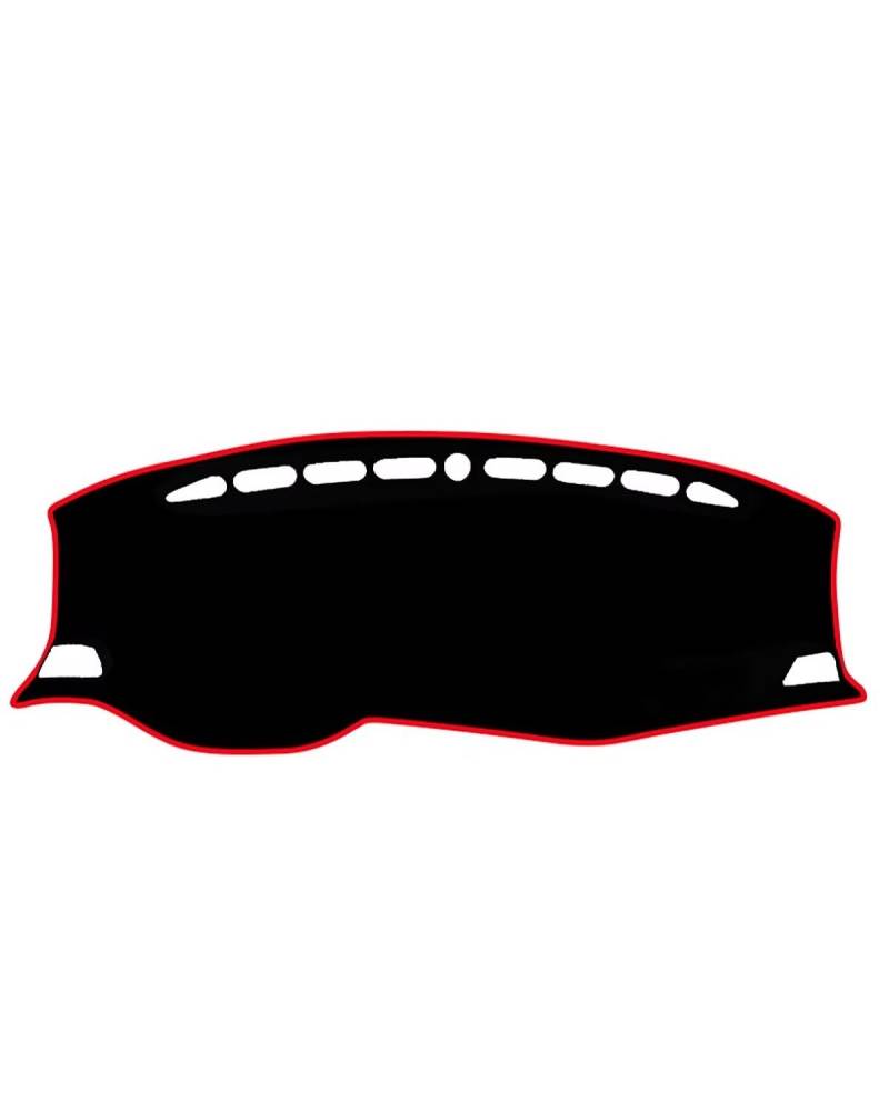 Auto Armaturenbrett Abdeckung Für Changan Für CS15 2016-2019 2020 2021 2022 2023 Auto Dashboard Abdeckung Matte Dash Board Sonnenschutz Teppich Schutz Zubehör Armaturenbrett Matte(A 2019-2023 Red) von SHUGWA