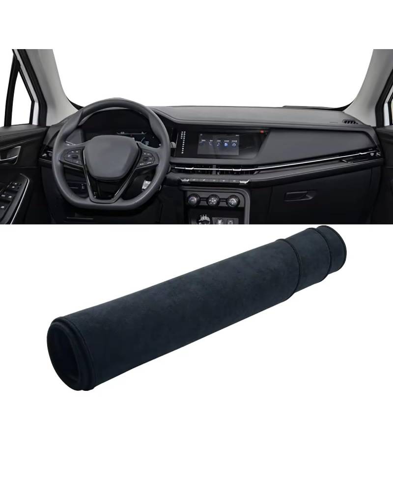 Auto Armaturenbrett Abdeckung Für Changan Für CS15 2019 2020 2021 2022 2023 Auto Dashboard Abdeckung Vermeiden Pad Sonnenschutz Teppiche Nicht-Slip Matte Zubehör Armaturenbrett Matte(B Black) von SHUGWA