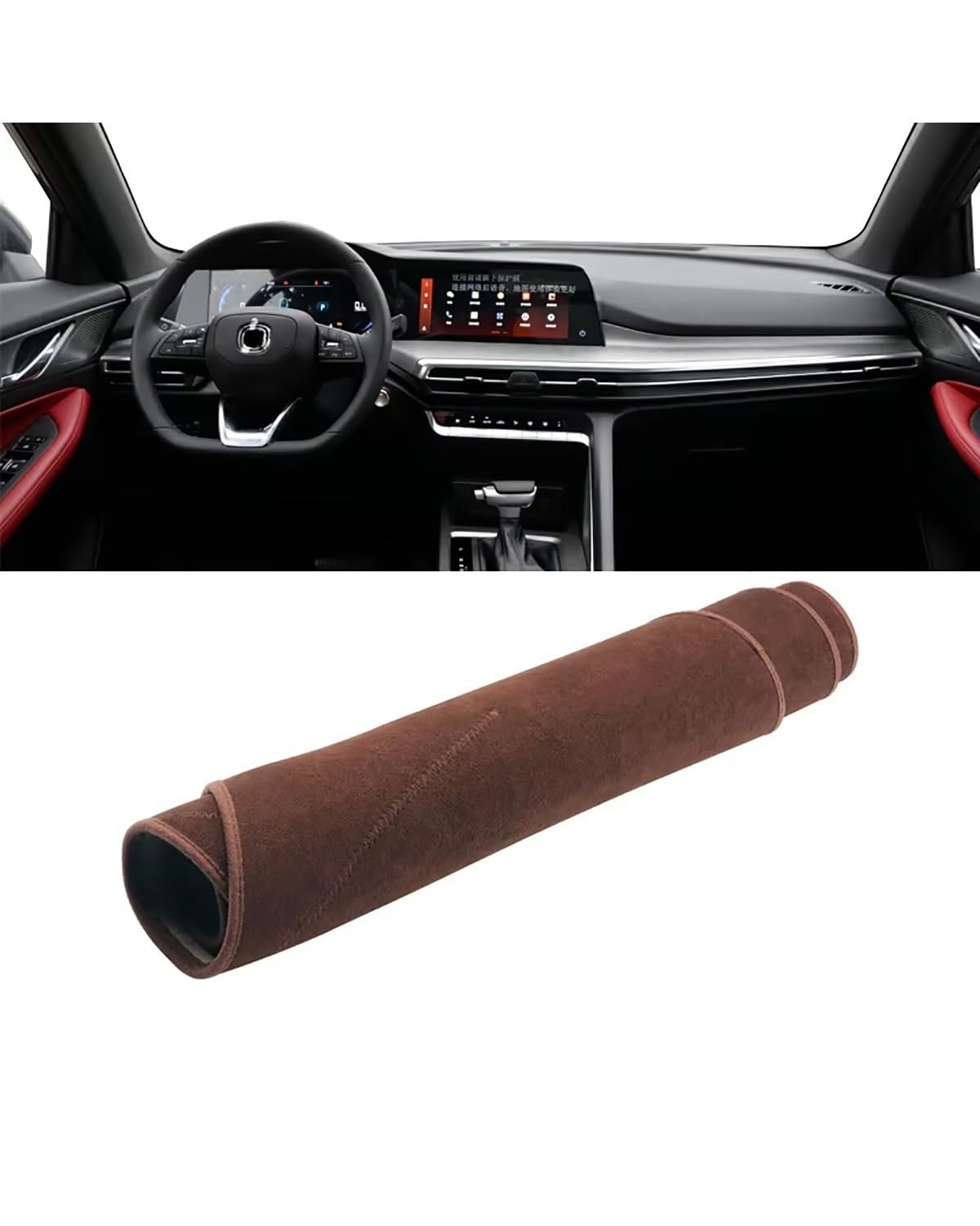 Auto Armaturenbrett Abdeckung Für Changan Für CS35 Plus 2021 2022 2023 2024 Instrument Schreibtisch Sonnenschutz Matte Non-Slip Pad Zubehör Auto Armaturenbrett Abdeckung Armaturenbrett Matte(B Brown) Auto Armaturenbrett Abdeckung Für Changan Für CS35 Plus 2021 2022 2023 2024 Instrument Schreibtisch Sonnenschutz Matte Non-Slip Pad Zubehör Auto Armaturenbrett Abdeckung Armaturenbrett Matte(B Brown) von SHUGWA