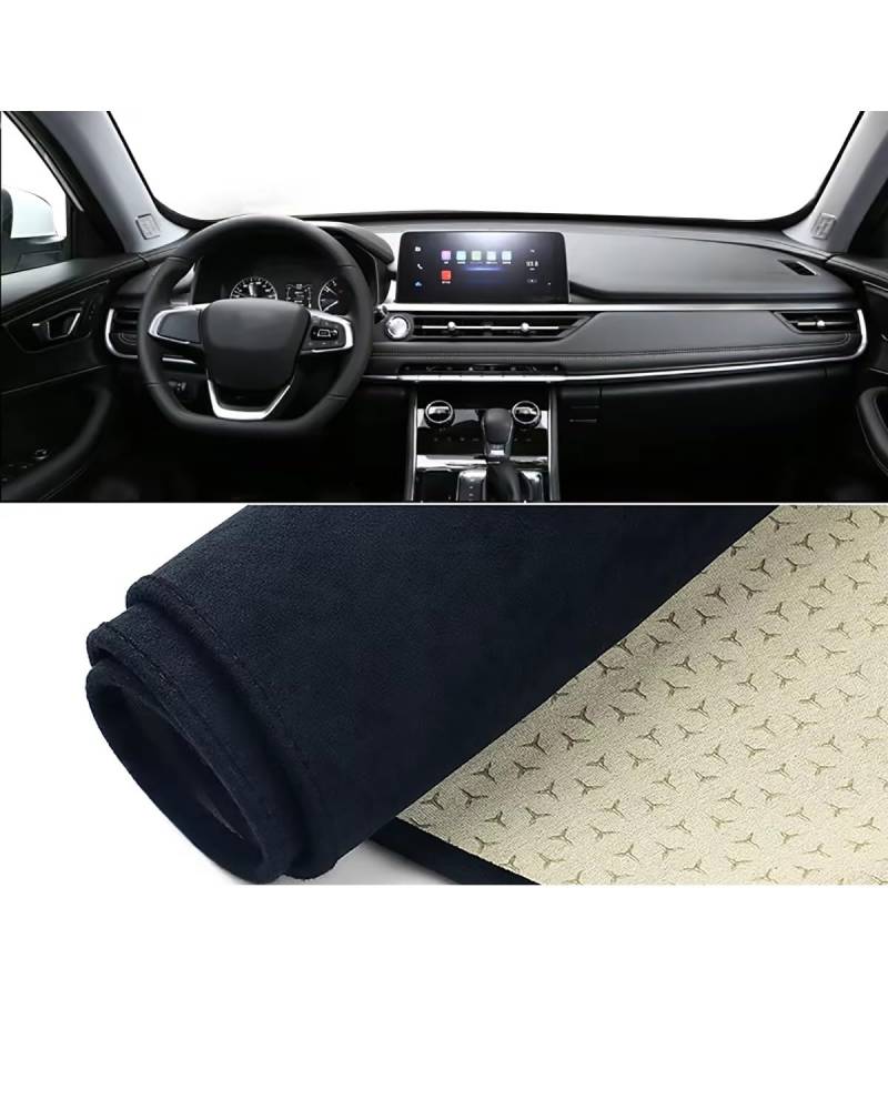 Auto Armaturenbrett Abdeckung Für Chery Für Tiggo 8 Pro 2019 2020 2021 2022 2023 Auto Dashboard Abdeckung Matte Dash Board Sonnenschutz Matte Schutz Zubehör Armaturenbrett Matte(B Black) von SHUGWA