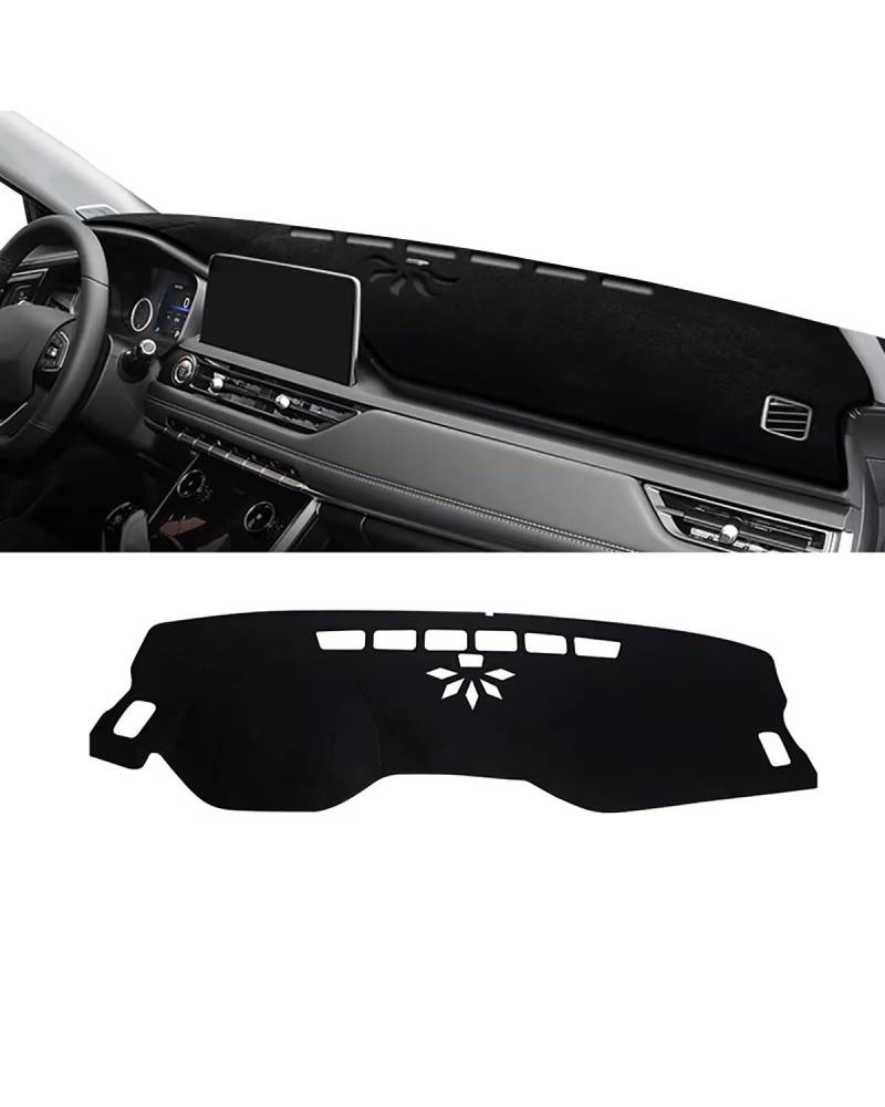 Auto Armaturenbrett Abdeckung Für Chery Für Tiggo 8 Pro 2019 2020 2021 2022 2023 Tiggo8 Pro Zubehör Auto Dashboard Sonnenschutz Pad Matte Instrument Schreibtisch Abdeckung Armaturenbrett Matte(A Black von SHUGWA