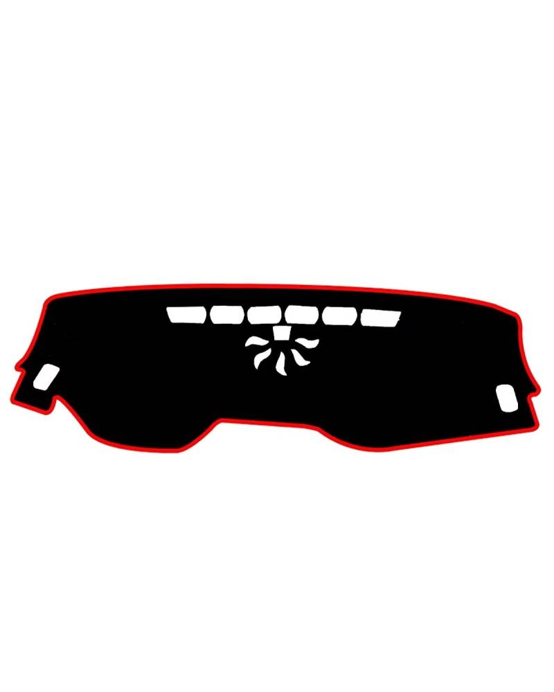 Auto Armaturenbrett Abdeckung Für Chery Für Tiggo 8 Pro 2019-2021 2022 2023 Dashboard Abdeckung Matte Pad Dash Sonnenschutz Kissen Teppich Zubehör Auto Dashmat Armaturenbrett Matte(Left Hand Drive(Red von SHUGWA