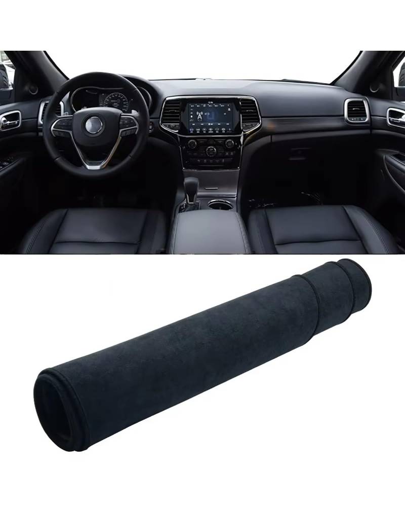 Auto Armaturenbrett Abdeckung Für Grand Für Cherokee 2011 2012 2013 2014 2015 2016 2017 2018 2019 Instrument Schreibtisch Sonnenschutz Zubehör Auto Dashboard Abdeckung Armaturenbrett Matte(B Black) von SHUGWA