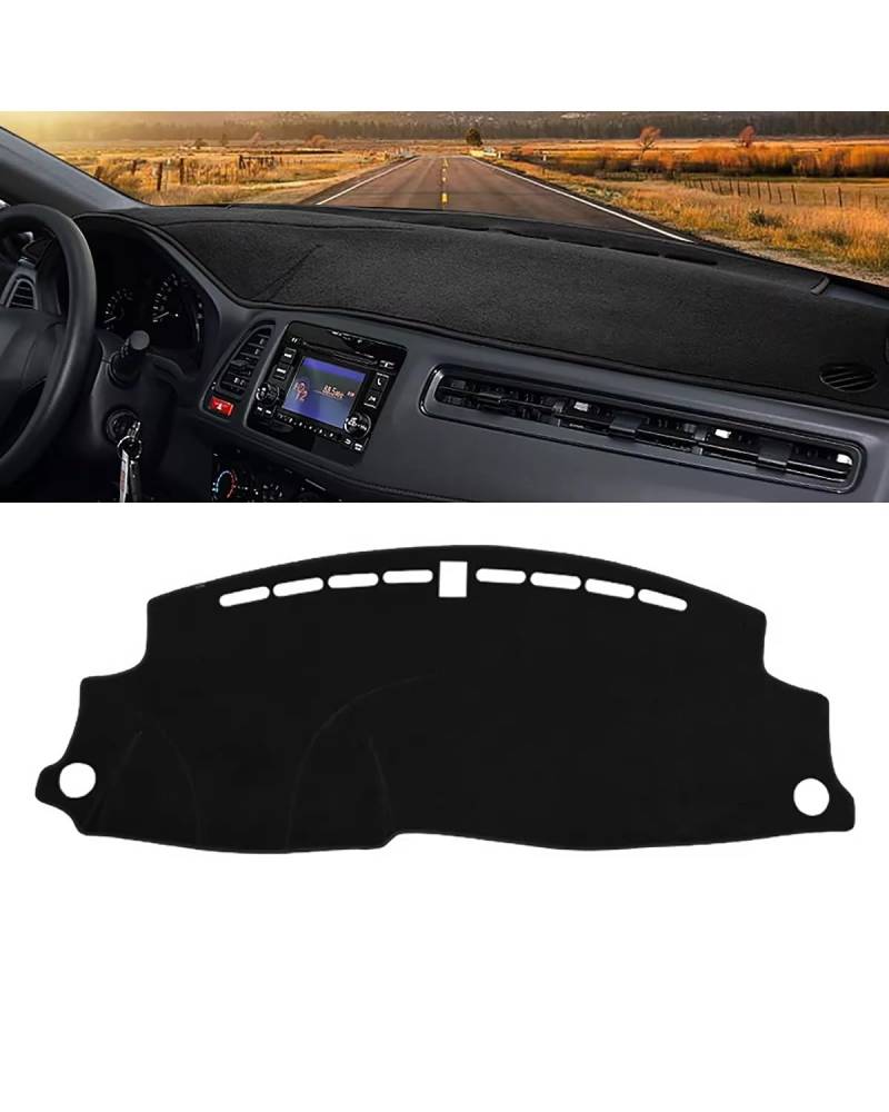 Auto Armaturenbrett Abdeckung Für HR-V Für HRV Für HR V 2014 2015 2016 2017 2018 2019 2020 Auto Dashboard Abdeckung Vermeiden Pad Instrument Panel Matte Fall Teppiche Armaturenbrett Matte(A Black Side von SHUGWA