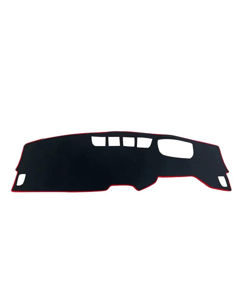 Auto Armaturenbrett Abdeckung Für Haval Für H6 3rd Gen GT 2021 2022 2023 2024 HEV Für PHEV Auto Dashboard Abdeckung Dash Matte Sonnenschutz Nicht-Slip Pad Zubehör Armaturenbrett Matte(A Red Side RHD) von SHUGWA
