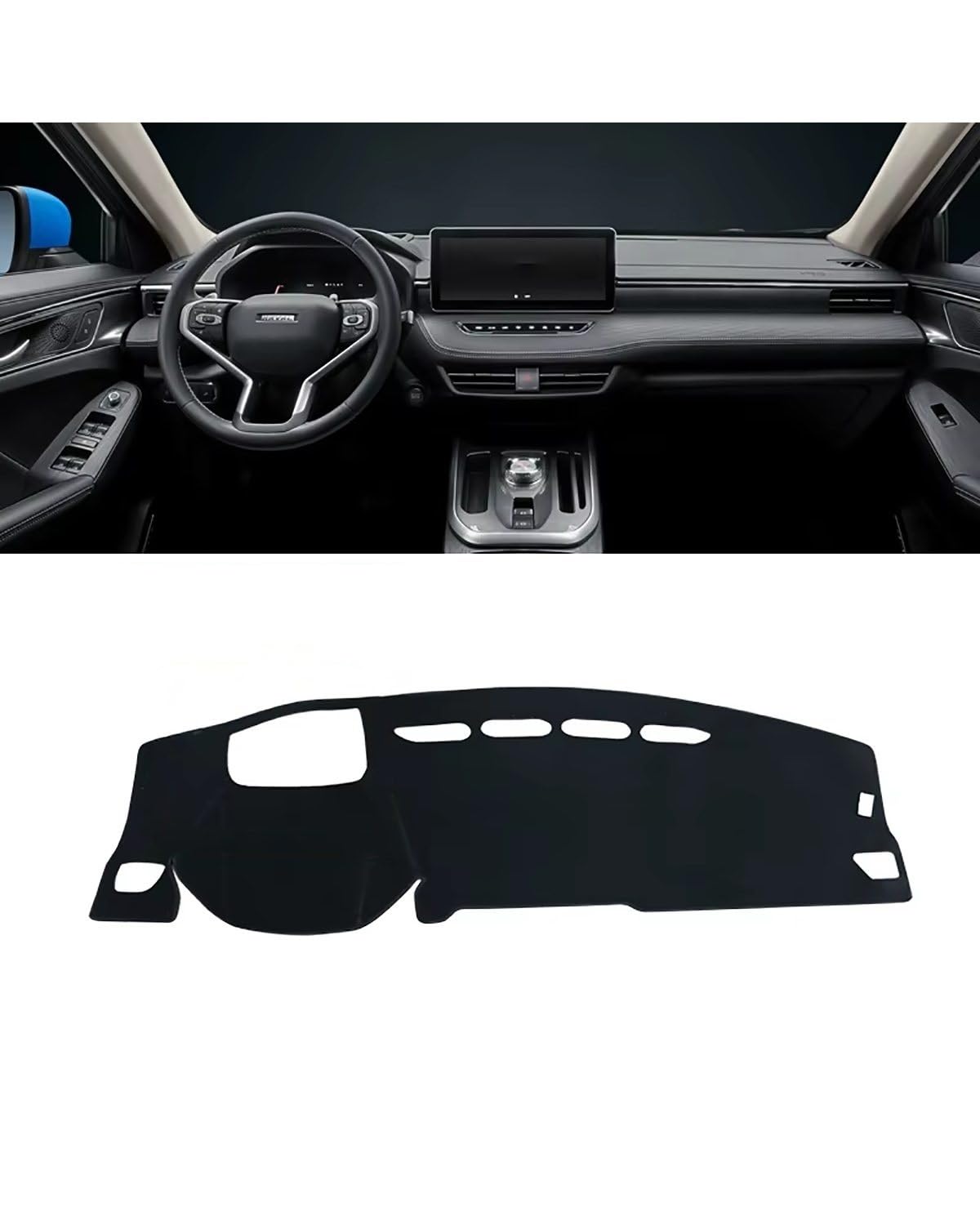 Auto Armaturenbrett Abdeckung Für Haval Für Jolion 2021 2022 2023 Auto Dashboard Abdeckung Sonnenschutz Vermeiden Matte Instrument Panel Teppich Teppich Zubehör Armaturenbrett Matte(A LHD HUD Black) Auto Armaturenbrett Abdeckung Für Haval Für Jolion 2021 2022 2023 Auto Dashboard Abdeckung Sonnenschutz Vermeiden Matte Instrument Panel Teppich Teppich Zubehör Armaturenbrett Matte(A LHD HUD Black) von SHUGWA