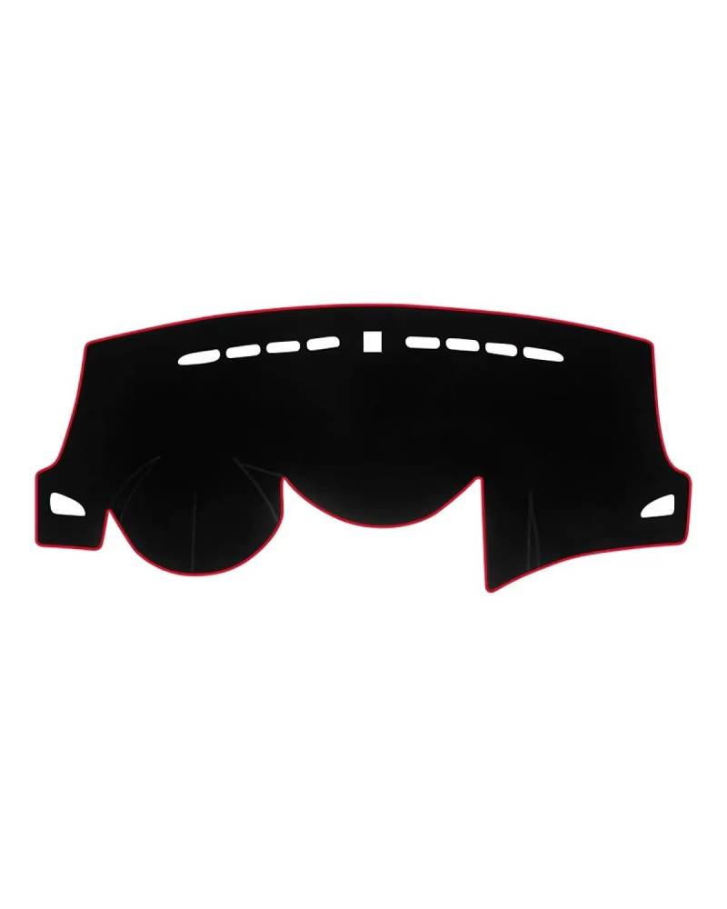 Auto Armaturenbrett Abdeckung Für Hyundai Für Elantra MD UD 2011 2012 2013 2014 2015 Auto Dashboard Abdeckung Vermeiden Pad Sonnenschutz Teppiche Nicht-rutsch Matten Armaturenbrett Matte(A Red Side) von SHUGWA