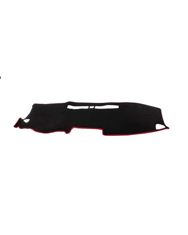 Auto Armaturenbrett Abdeckung Für Hyundai Für Kona N Linie 2017 2018 2019 2020 2021 2022 Auto Dashboard Abdeckung Vermeiden Pad Sonnenschutz Teppiche Nicht-Slip Matte Armaturenbrett Matte(A Red Side) von SHUGWA