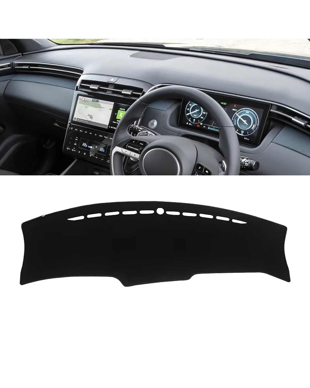 Auto Armaturenbrett Abdeckung Für Hyundai Für Tucson Für NX4 2021 2022 2023 2024 Auto Dashboard Abdeckung Vermeiden Matte Non-slip Pad Instrument Panel Teppiche Zubehör Armaturenbrett Matte(A RHD Blac Auto Armaturenbrett Abdeckung Für Hyundai Für Tucson Für NX4 2021 2022 2023 2024 Auto Dashboard Abdeckung Vermeiden Matte Non-slip Pad Instrument Panel Teppiche Zubehör Armaturenbrett Matte(A RHD Blac von SHUGWA