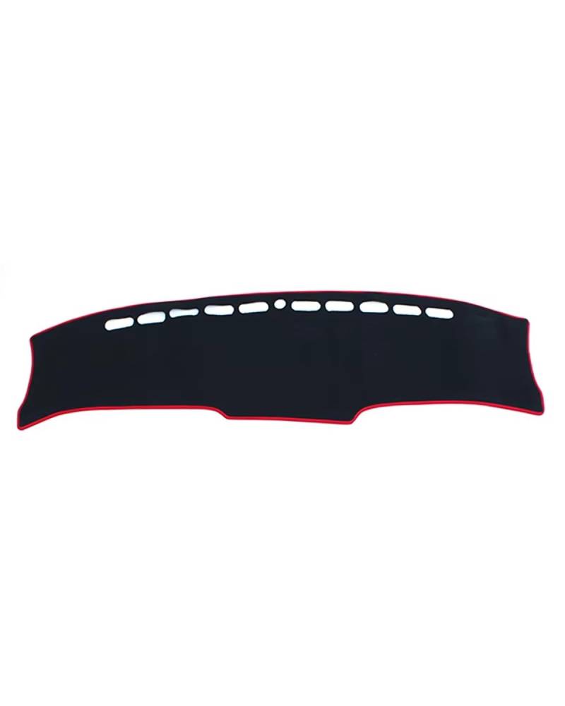 Auto Armaturenbrett Abdeckung Für Hyundai Für Tucson NX4 2021 2022 2023 Dash Board Sonnenschutz Pad Teppiche Pad Innen Zubehör Auto Dashboard Abdeckung Matte Armaturenbrett Matte(Red Side) von SHUGWA