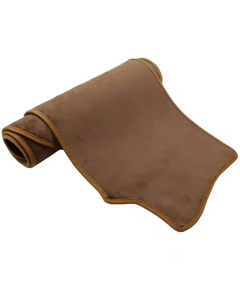 Auto Armaturenbrett Abdeckung Für ID.3 ID3 2019-2023 Sonnenschutz Vermeiden Pads Instrument Panel Teppiche Auto Teile Auto Dashboard Abdeckung Matten Armaturenbrett Matte(Without HUD Flannel Brown) von SHUGWA