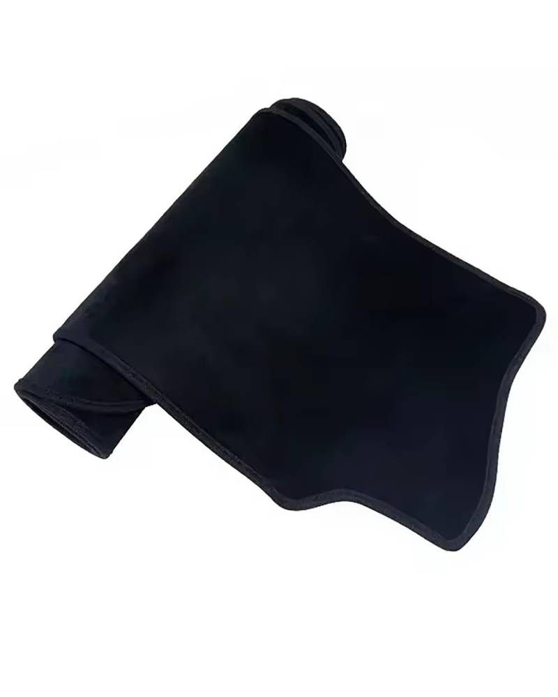 Auto Armaturenbrett Abdeckung Für ID.3 ID3 2019-2023 Sonnenschutz Vermeiden Pads Instrument Panel Teppiche Auto Teile Auto Dashboard Abdeckung Matten Armaturenbrett Matte(with HUD Flannel Black) von SHUGWA