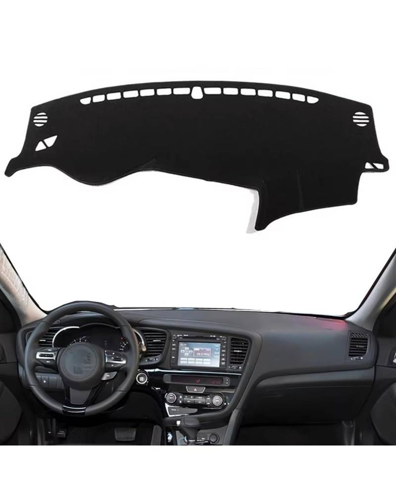 Auto Armaturenbrett Abdeckung Für KIA Für K5 Für Optima TF 2010 2011 2012 2013 2014 2015 Dashboard Abdeckung Dash Matte Pad Sonnenschutzdach Schützen Teppich Auto Zubehör Armaturenbrett Matte(Left Han von SHUGWA