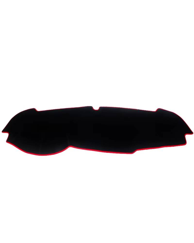 Auto Armaturenbrett Abdeckung Für KIA Für Sportage 4 2016 2017 2018 2019 2020 2021 Auto Dashboard Abdeckung Sonnenschutz Pad Vermeiden Matte Teppich Innen Zubehör Armaturenbrett Matte(LHD Red Side) von SHUGWA