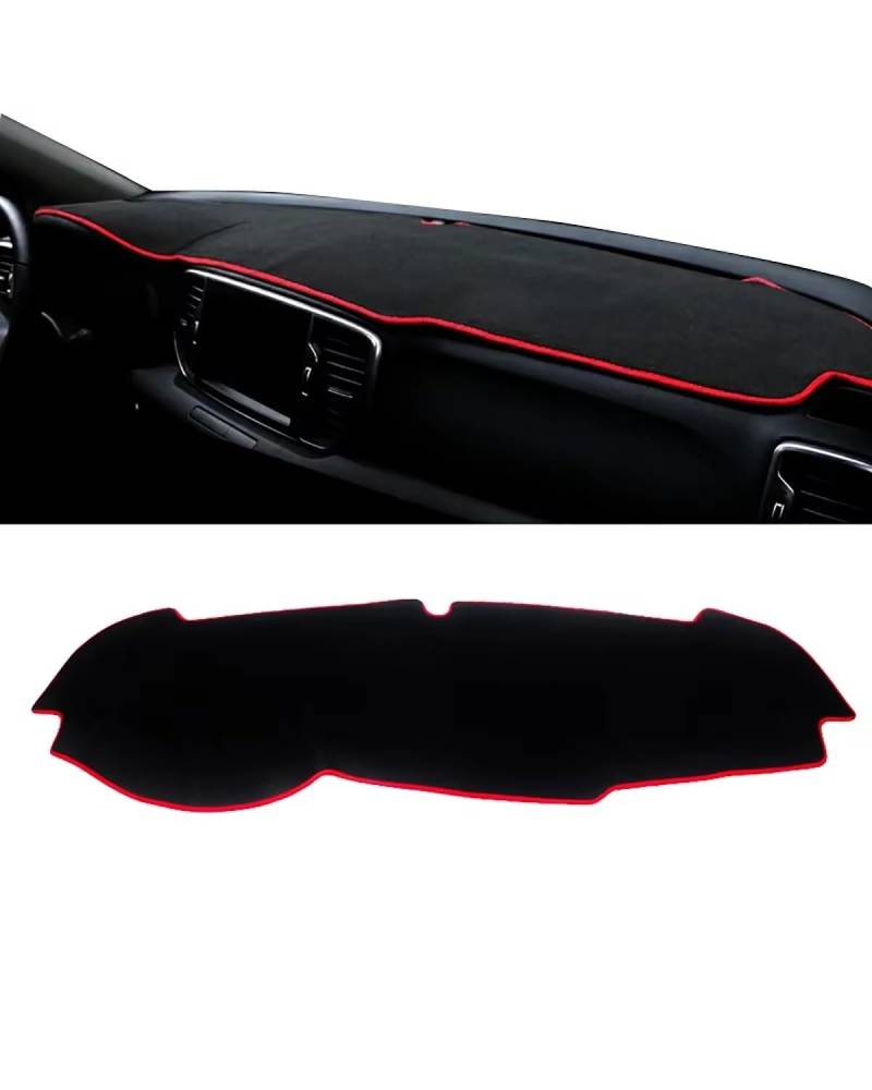 Auto Armaturenbrett Abdeckung Für Kia Für Sportage 4 QL 2016 2017 2018 2019 2020 2021 Instrument Schreibtisch Sonnenschutz Matte Dash Nicht-slip Zubehör Auto Dashboard Abdeckung Armaturenbrett Matte(A von SHUGWA