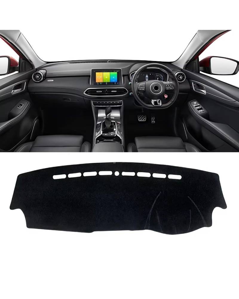 Auto Armaturenbrett Abdeckung Für MG Für HS Für EHS Für PHEV 2018 2019 2020 2021 2022 2023 Auto Dashboard Abdeckung Sonnenschutz Pad Instrument Panel Teppich Nicht-Slip Matten Armaturenbrett Matte(A B von SHUGWA