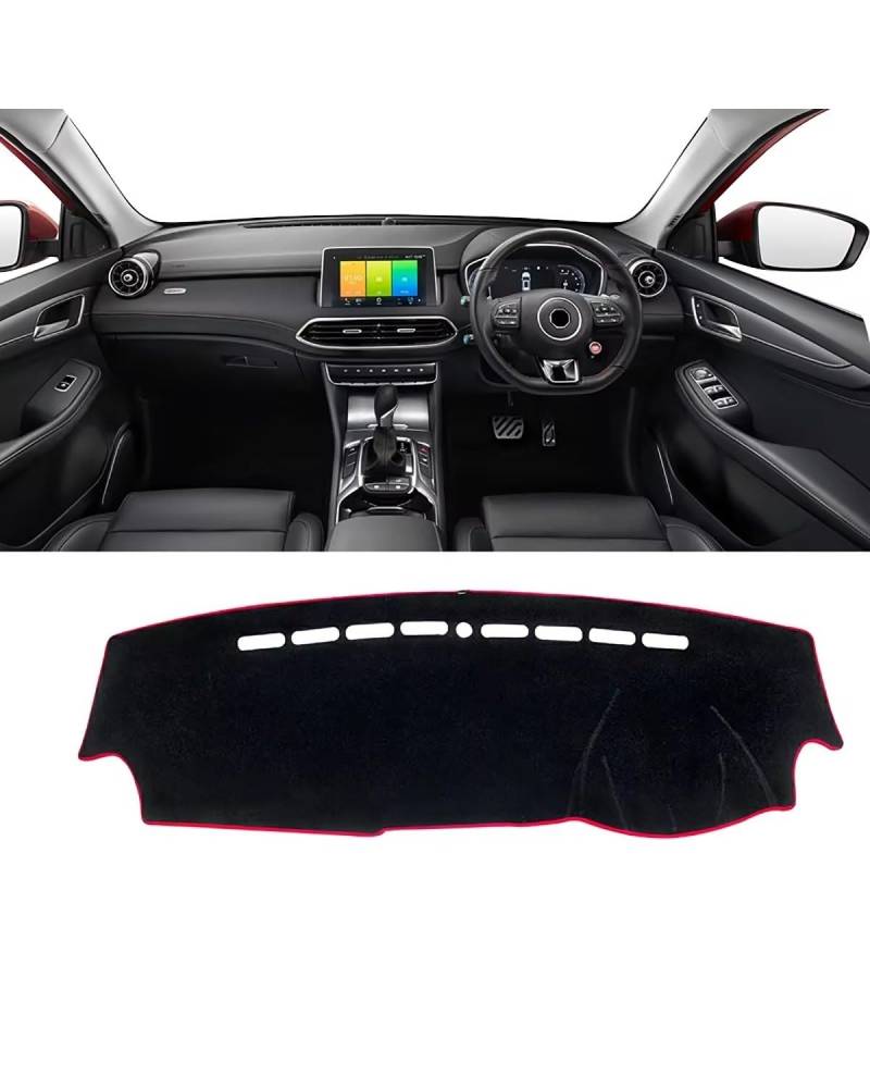 Auto Armaturenbrett Abdeckung Für MG Für HS Für EHS Für PHEV 2018 2019 2020 2021 2022 2023 Auto Dashboard Abdeckung Sonnenschutz Pad Instrument Panel Teppich Nicht-Slip Matten Armaturenbrett Matte(A R von SHUGWA