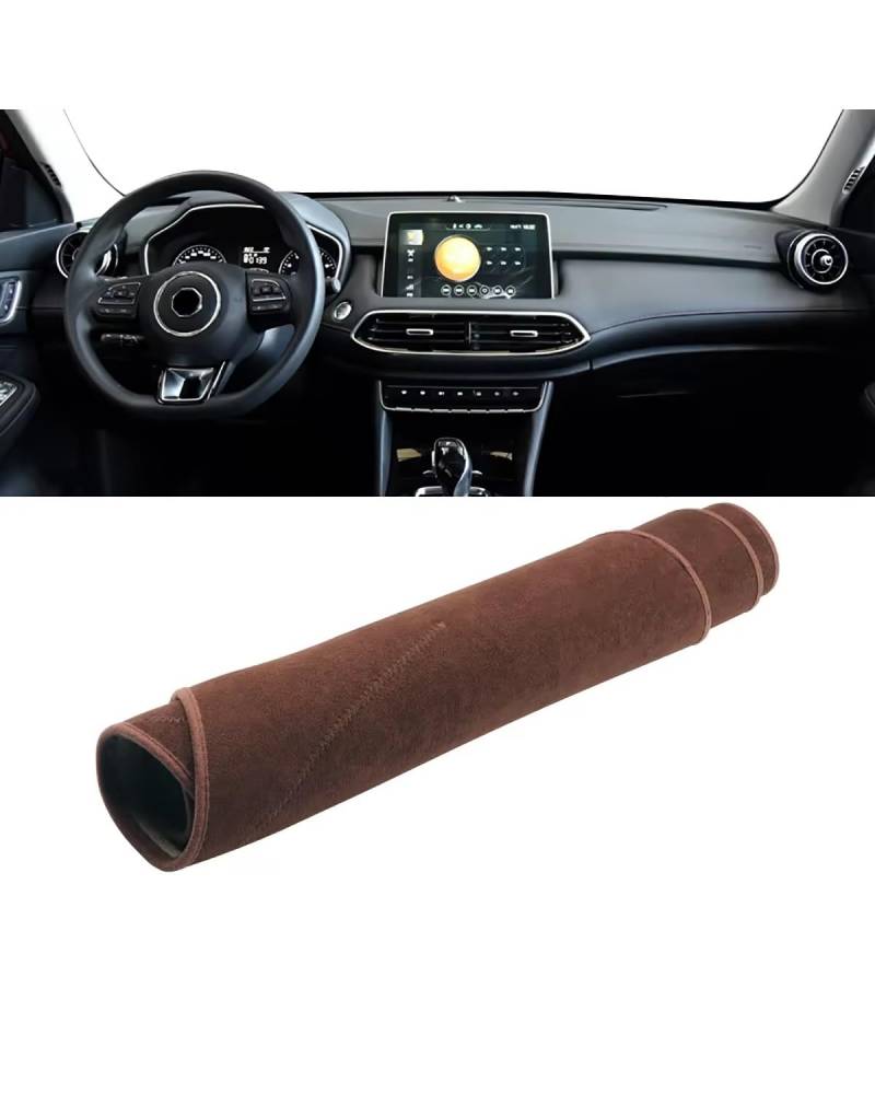 Auto Armaturenbrett Abdeckung Für MG Für HS Für EHS Für PHEV 2018 2019 2020 2021 2022 2023 Auto Dashboard Abdeckung Sonnenschutz Pad Instrument Panel Teppich Nicht-Slip Matten Armaturenbrett Matte(B B von SHUGWA