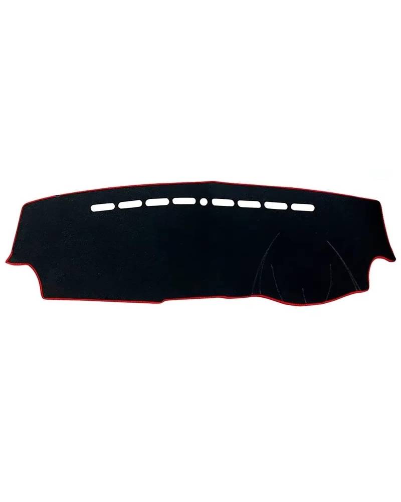 Auto Armaturenbrett Abdeckung Für MG Für HS Für EHS Für Phev 2018 2019 2020 2021 2022 2023 Auto Dashboard Abdeckung Dash Matte Sonnenschutz Nicht-slip Pad Innen Zubehör Armaturenbrett Matte(A Red Side von SHUGWA
