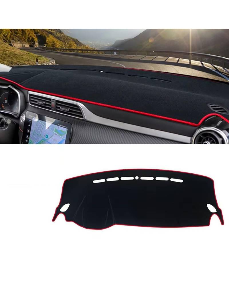 Auto Armaturenbrett Abdeckung Für MG Für ZS Für EZS 2017 2018 2019 2020 2021 2022 Zubehör Auto Dashboard Vermeiden Pad Instrument Plattform Schreibtisch Abdeckung Matte Teppiche Armaturenbrett Matte(A von SHUGWA