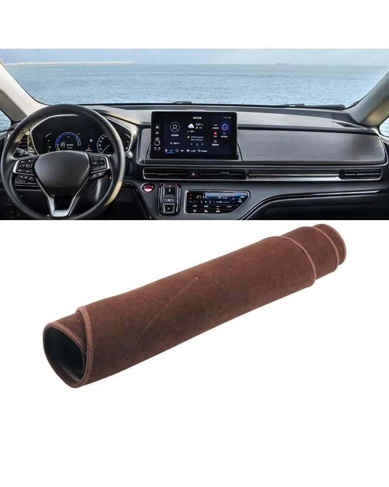 Auto Armaturenbrett Abdeckung Für Odyssey Für RC4 2021 2022 2023 Auto Dashboard Abdeckung Sonnenschutz Vermeiden Matte Non-Slip Pad Protector DashMat Zubehör ﻿ Armaturenbrett Matte(B LHD Brown) von SHUGWA