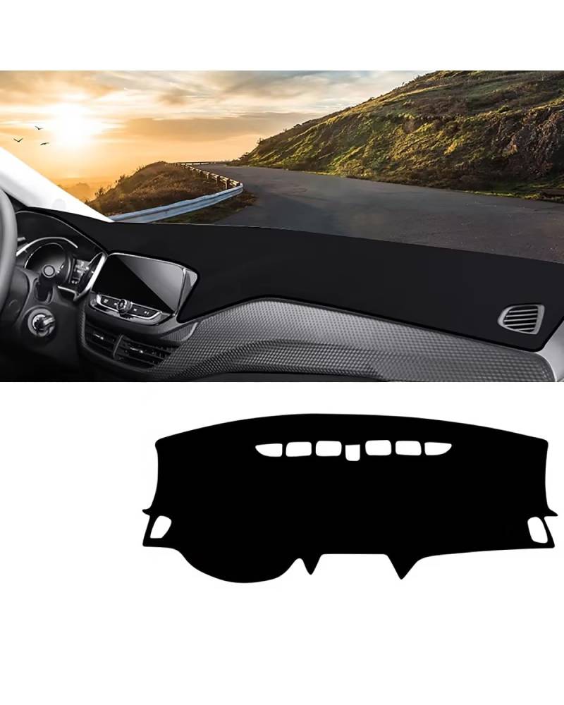 Auto Armaturenbrett Abdeckung Für Onix Für Cavalier 2019 2020 2021 2022 2023 Auto Armaturenbrett Abdeckung Vermeiden Matte rutschfeste Dashmat Zubehör ﻿ Armaturenbrett Matte(A Black Side) von SHUGWA