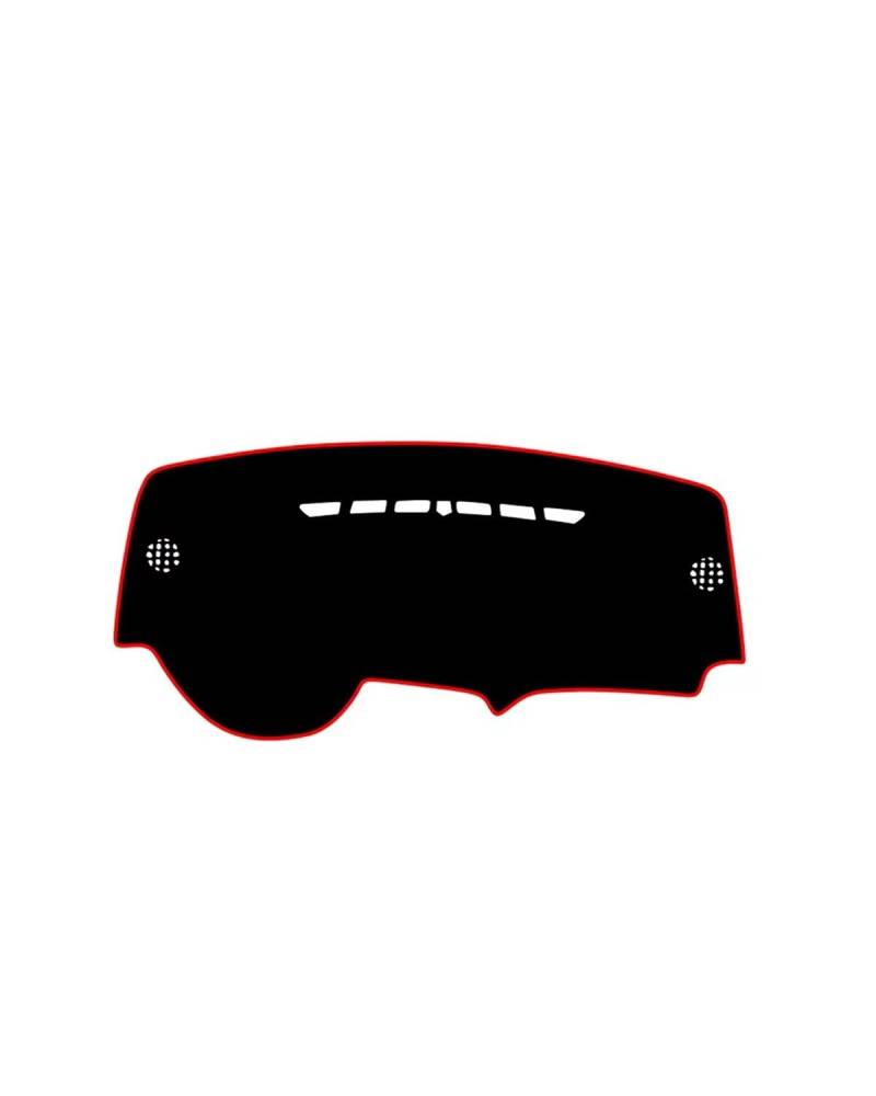 Auto Armaturenbrett Abdeckung Für Peogeot 3008 2008 2009 2010 2011 2012 2013 2014 2015 Dashmat Pad Teppiche Auto Dashboard Sonnenschutz Abdeckung Nicht-Slip Matte Armaturenbrett Matte(Red Side) von SHUGWA