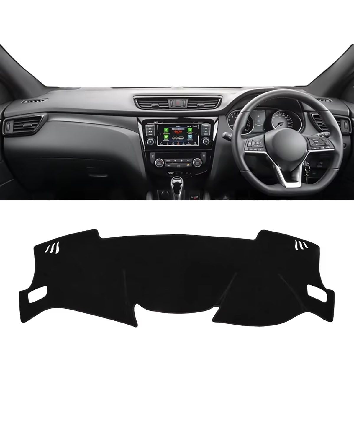 Auto Armaturenbrett Abdeckung Für Qashqai Für J11 2014 2015 2016 2017 2018 2019 2020 Auto Dashboard Abdeckung Vermeiden Pad Instrument Panel Matte Fall Teppiche Armaturenbrett Matte(A Black Side RHD) Auto Armaturenbrett Abdeckung Für Qashqai Für J11 2014 2015 2016 2017 2018 2019 2020 Auto Dashboard Abdeckung Vermeiden Pad Instrument Panel Matte Fall Teppiche Armaturenbrett Matte(A Black Side RHD) von SHUGWA