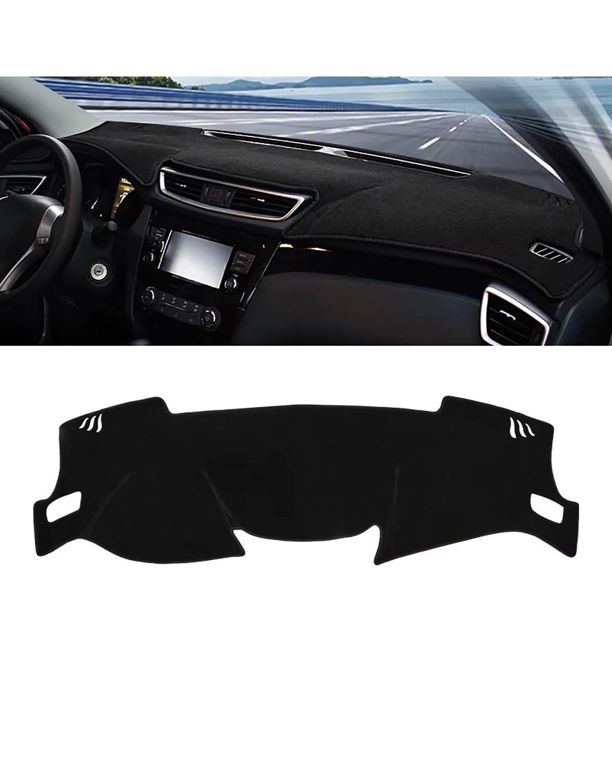 Auto Armaturenbrett Abdeckung Für Qashqai Für J11 2014 2015 2016 2017 2018 2019 2020 Auto Dashboard Abdeckung Vermeiden Pad Instrument Panel Matte Fall Teppiche Armaturenbrett Matte(A Black Side LHD) Auto Armaturenbrett Abdeckung Für Qashqai Für J11 2014 2015 2016 2017 2018 2019 2020 Auto Dashboard Abdeckung Vermeiden Pad Instrument Panel Matte Fall Teppiche Armaturenbrett Matte(A Black Side LHD) von SHUGWA