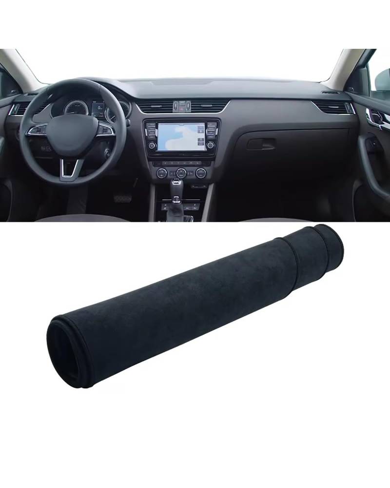 Auto Armaturenbrett Abdeckung Für Skoda Für Octavia Für A7 2013 2014 2015 2016 2017 2018 2019 Auto Dashboard Abdeckung Vermeiden Pad Sonnenschutz Teppiche Matte Armaturenbrett Matte(B Black LHD) von SHUGWA