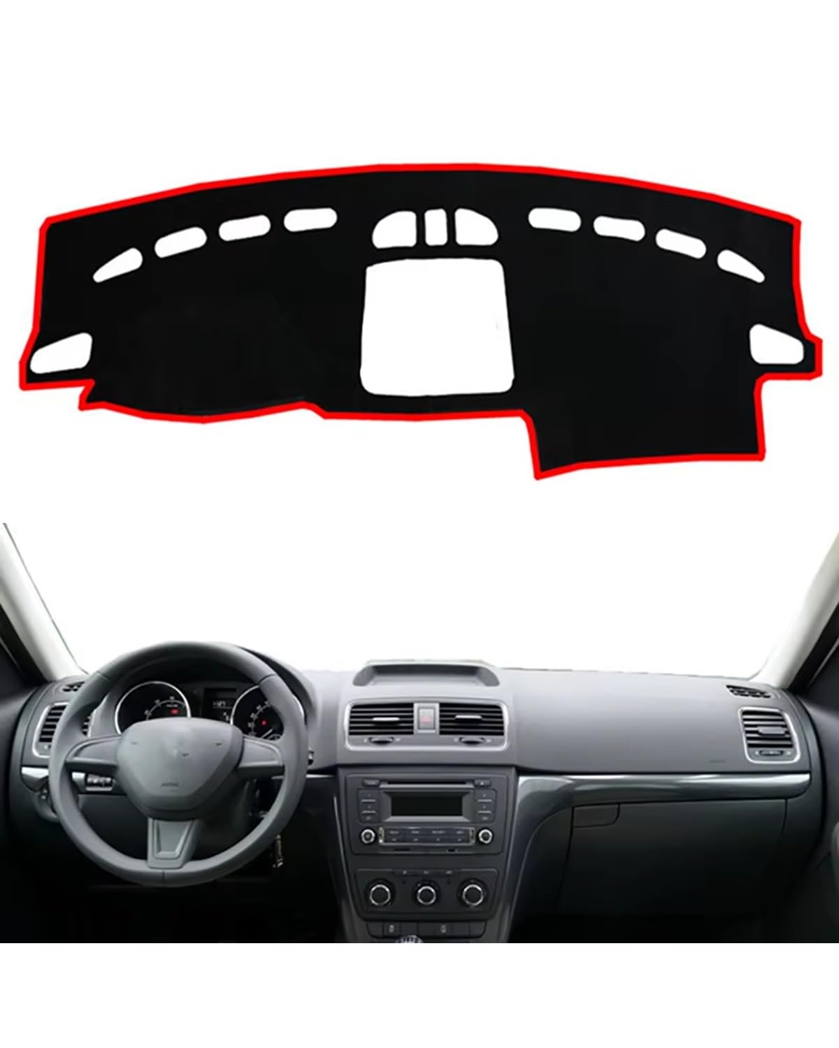 Auto Armaturenbrett Abdeckung Für Skoda Für Yeti 2009 2010 2011 2012 2013 2014 2015 2016 2017 Auto Dashboard Abdeckung Dash Matte Anti-slip Instrument Teppich Zubehör Armaturenbrett Matte(Left Hand Dr Auto Armaturenbrett Abdeckung Für Skoda Für Yeti 2009 2010 2011 2012 2013 2014 2015 2016 2017 Auto Dashboard Abdeckung Dash Matte Anti-slip Instrument Teppich Zubehör Armaturenbrett Matte(Left Hand Dr von SHUGWA