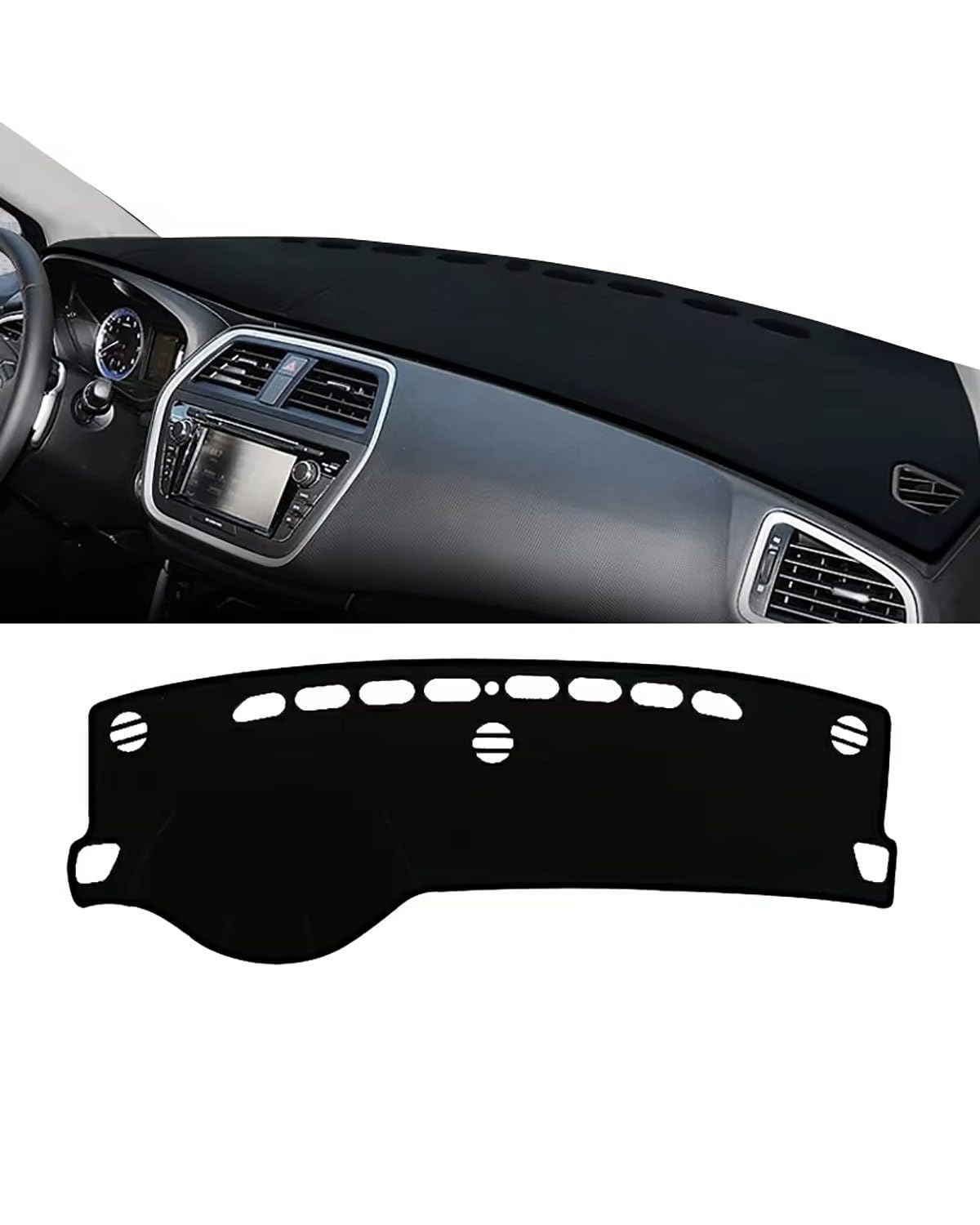 Auto Armaturenbrett Abdeckung Für Suzuki SX4 Für S-Kreuz 2013 2014 2015 2016 2017 2018 2019 2020 Auto Dashboard Abdeckung Vermeiden Pad Sonnenschutz Teppiche Matte Armaturenbrett Matte(A Black Side LH Auto Armaturenbrett Abdeckung Für Suzuki SX4 Für S-Kreuz 2013 2014 2015 2016 2017 2018 2019 2020 Auto Dashboard Abdeckung Vermeiden Pad Sonnenschutz Teppiche Matte Armaturenbrett Matte(A Black Side LH von SHUGWA
