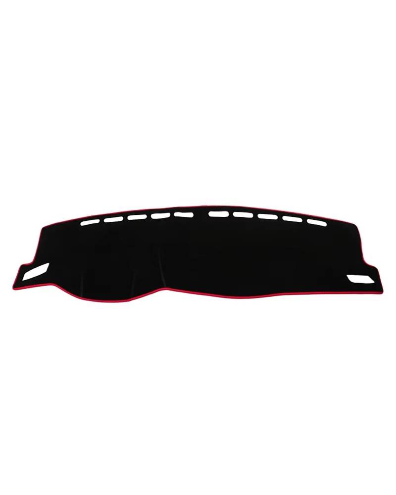 Auto Armaturenbrett Abdeckung Für T-ROC Für TROC 2018 2019 2020 2021 2022 2023 Auto Dashboard Abdeckung Sonnenschutz Vermeiden Matte DashMat Zubehör Armaturenbrett Matte(A Red Side LHD) von SHUGWA