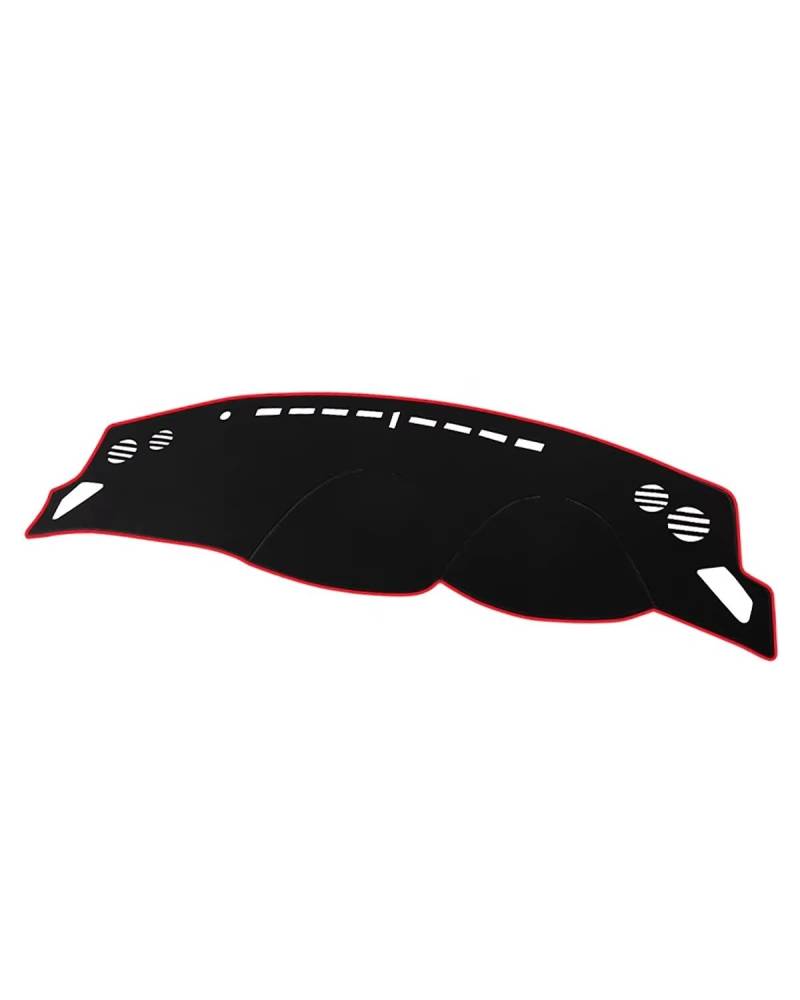 Auto Armaturenbrett Abdeckung Für Toyota 86 GT86 2012 2013 2014 2015 2016 2017 2018 2019 2020 Auto Dashboard Abdeckung Dash Matte Sonnenschutz Nicht-slip Pad Zubehör Armaturenbrett Matte(A Red Side RH von SHUGWA