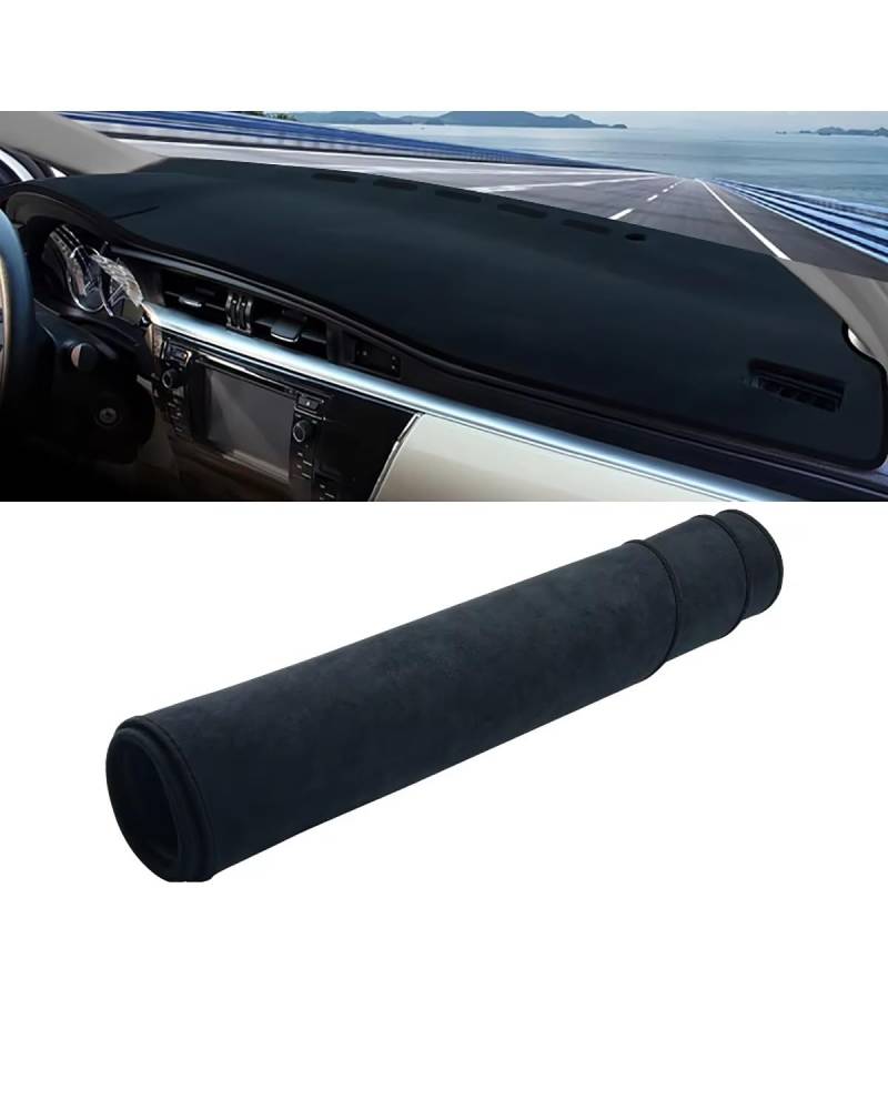 Auto Armaturenbrett Abdeckung Für Toyota Für Corolla E180 2014 2015 2016 2017 2018 Nicht-Slip Protector Pad Zubehör Auto Dashboard Abdeckung Vermeiden Matten Armaturenbrett Matte(B Black LHD) von SHUGWA