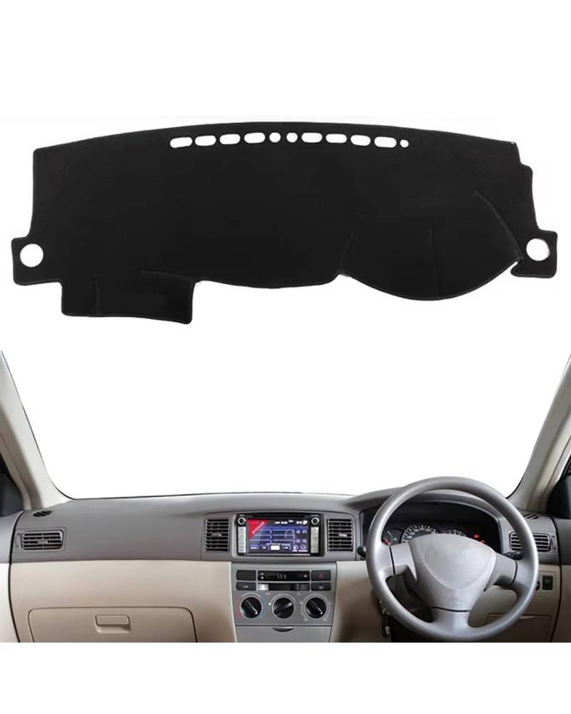 Auto Armaturenbrett Abdeckung Für Toyota Für Corolla Für Altis Fielder 2003 2004 2005-2006 Auto Dash Matte Dashboard Abdeckung Innen Sonnenschirm Teppich Schutz Zubehör Armaturenbrett Matte(Right Hand von SHUGWA