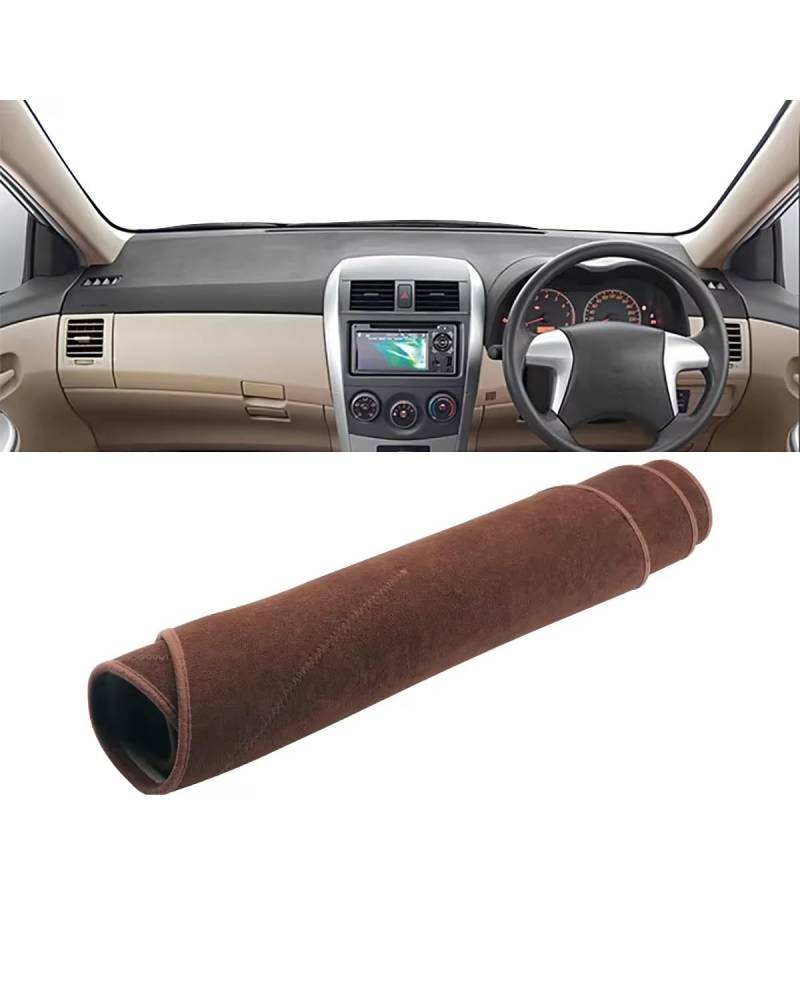 Auto Armaturenbrett Abdeckung Für Toyota Für Corolla Für E150 2006 2007 2008 2009 2010 2011 2012 2013 Auto Dashboard Abdeckung Sonnenschutz Vermeiden Matte Instrument Panels Armaturenbrett Matte(B Bro von SHUGWA