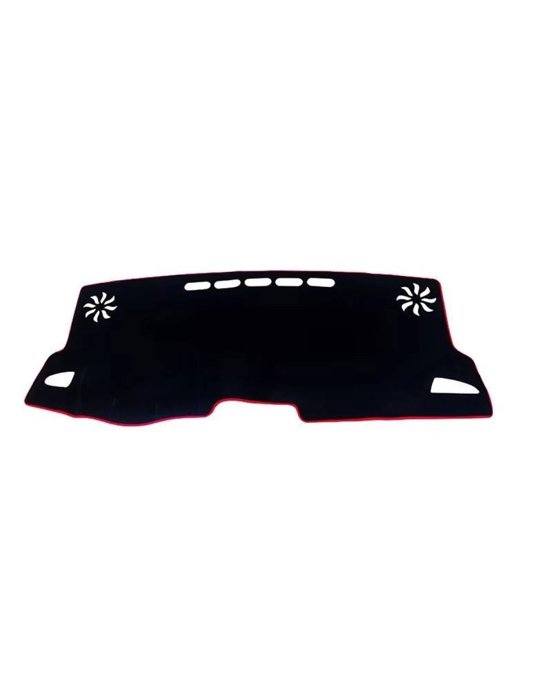 Auto Armaturenbrett Abdeckung Für Toyota Für Corolla Für E210 2019 2020 2021 2022 2023 2024 Für Hybrid Auto Dashboard Abdeckung Dash Matte Sonnenschutz Pad Zubehör Armaturenbrett Matte(A LHD Red Side) von SHUGWA