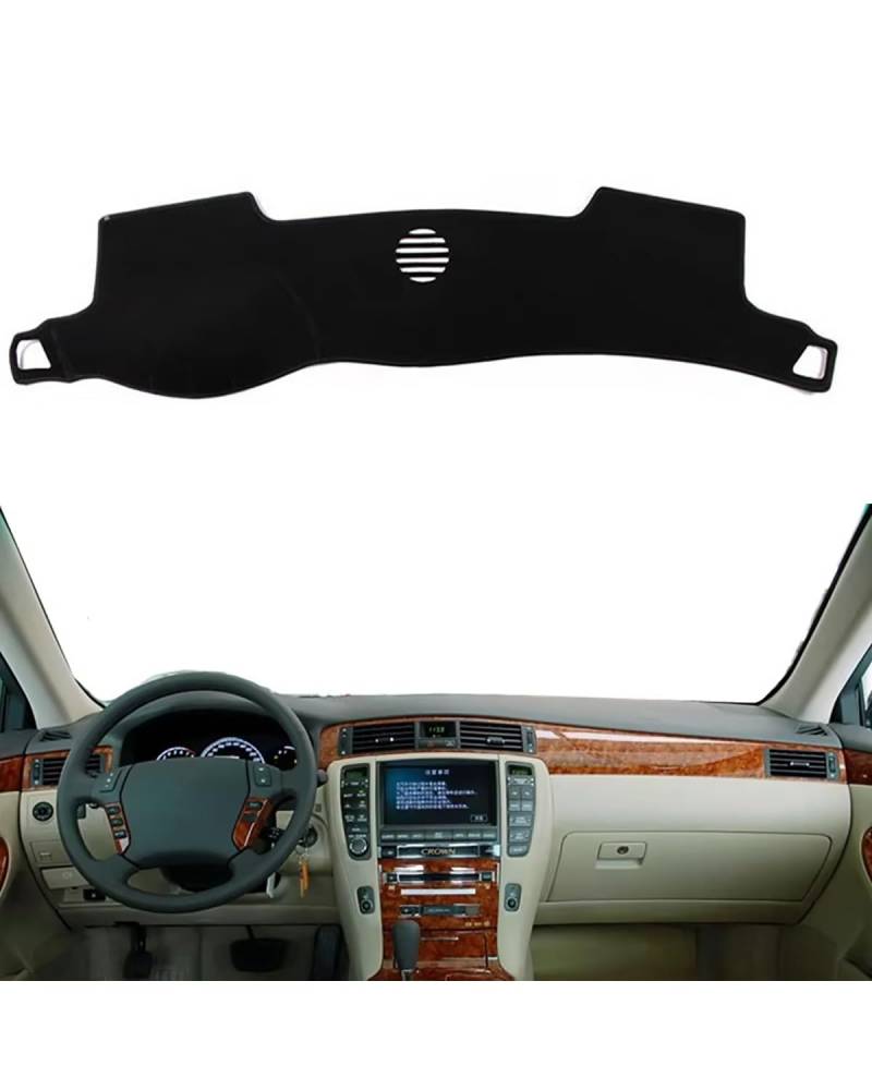 Auto Armaturenbrett Abdeckung Für Toyota Für Crown S180 2003 2004 2005-2009 Dashboard Abdeckung Matte Anti-Slip Instrument Sonnenschutzdach Teppich Zubehör Auto Styling Armaturenbrett Matte(Left Hand von SHUGWA