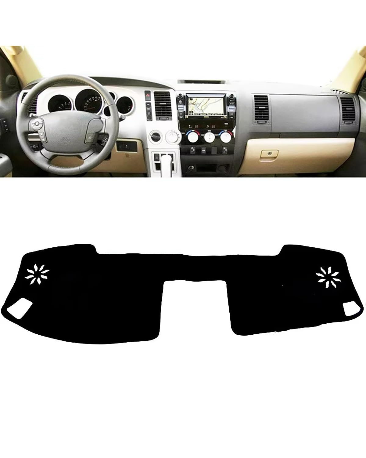 Auto Armaturenbrett Abdeckung Für Toyota Für Tundra Für Sequoia 2007 2008 2009 2010 2011 2012 2013 Auto Dashboard Abdeckung Matte Pad Sonnenschutz Instrument Teppich Zubehör Armaturenbrett Matte(Right Auto Armaturenbrett Abdeckung Für Toyota Für Tundra Für Sequoia 2007 2008 2009 2010 2011 2012 2013 Auto Dashboard Abdeckung Matte Pad Sonnenschutz Instrument Teppich Zubehör Armaturenbrett Matte(Right von SHUGWA