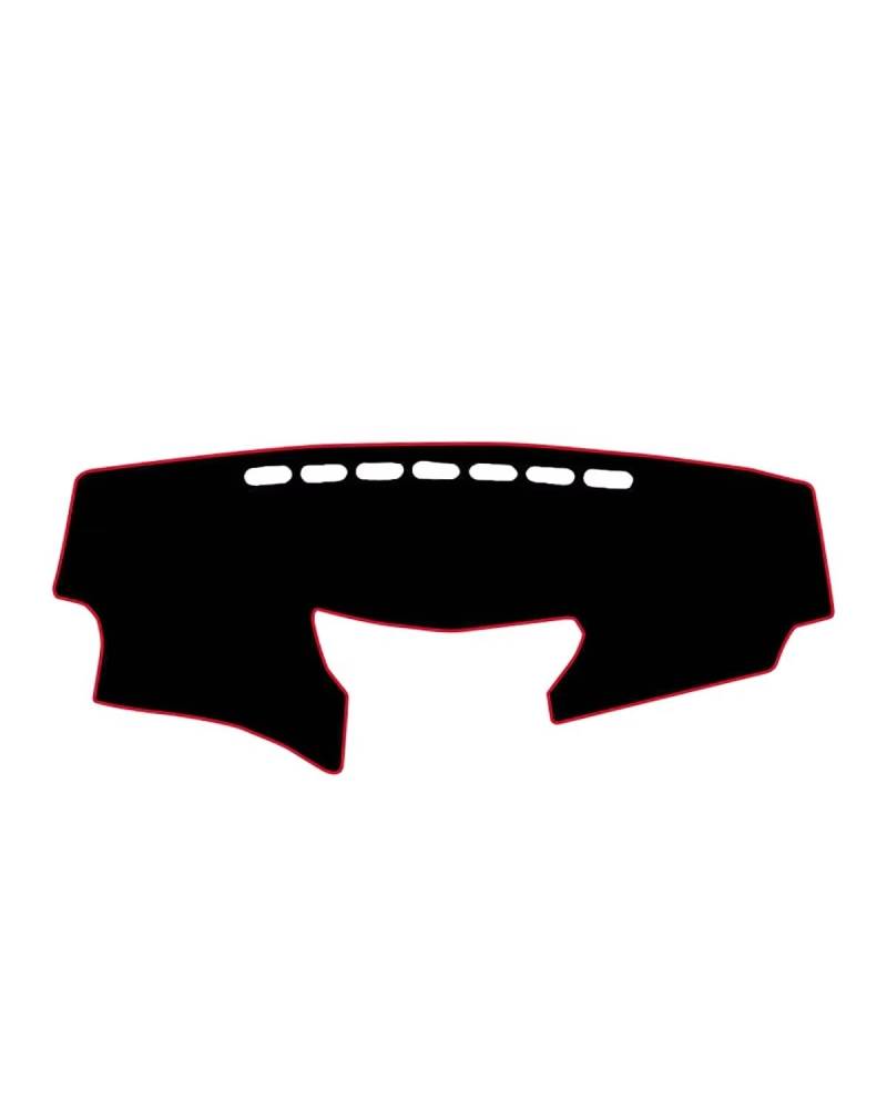 Auto Armaturenbrett Abdeckung Für Toyota Für Vios 2008 2009 2010 2011 2012 2013 Auto Dashboard Abdeckung Vermeiden Sonnenschutz Pad Fall Teppiche Nicht-Slip Matten Armaturenbrett Matte(Red Side LHD) von SHUGWA