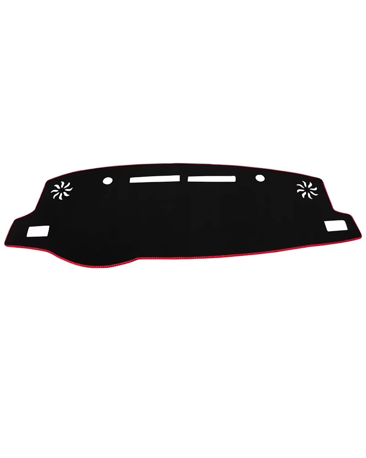 Auto Armaturenbrett Abdeckung Für Toyota Für Vios 2019 2020 2021 2022 2023 Auto Dashboard Abdeckung Dash Matte Sonnenschutz Nicht-Slip Pad Zubehör Armaturenbrett Matte(A LHD Red Side) von SHUGWA